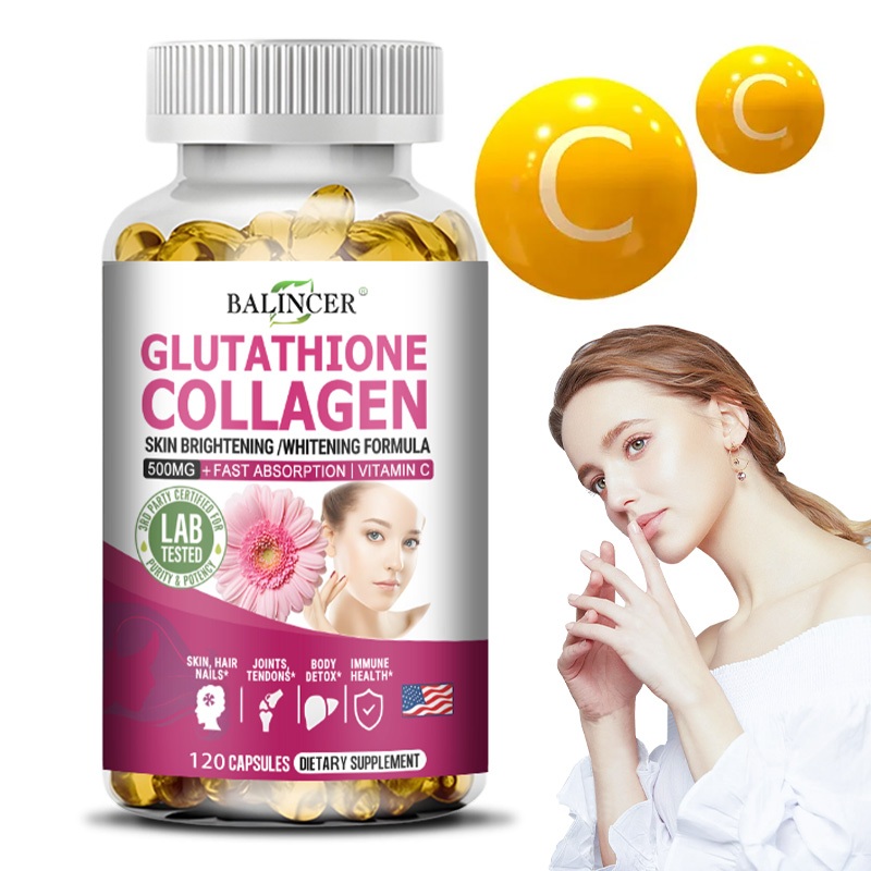 balincer collagen glutathione Balincer Glutathione Collagen Supplement - with Vitamin C - Supports Hair,  Bone and Joint Health, Supports Liver, Brain and Energy