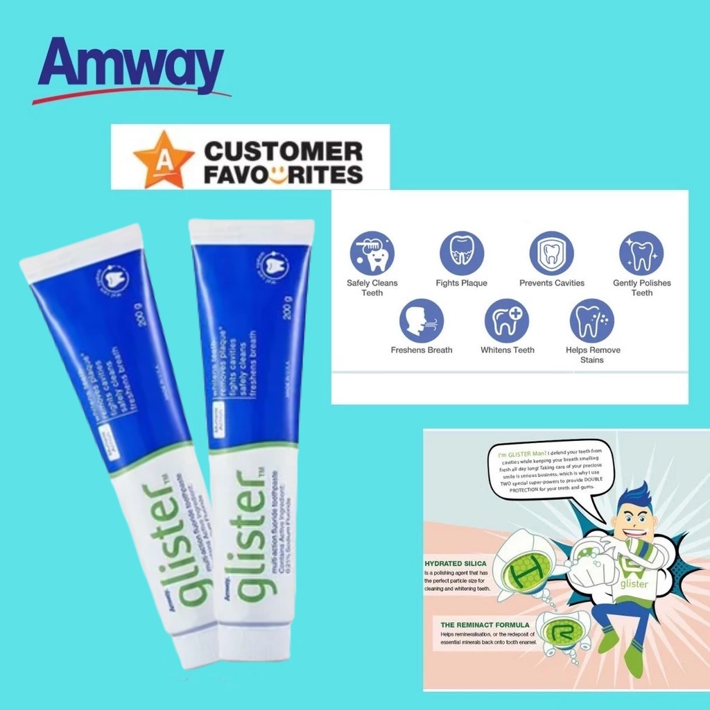 🔥READY STOCK🔥100% ORI Amway Toothpaste (200g) Memutihkan Gigi dan ...