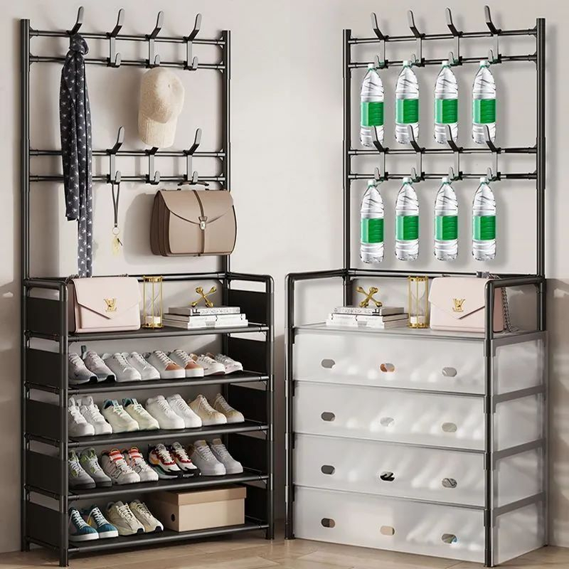 Multipurpose Dustproof Closed Shoe Rack, Clothes bag hanger/ storage ...