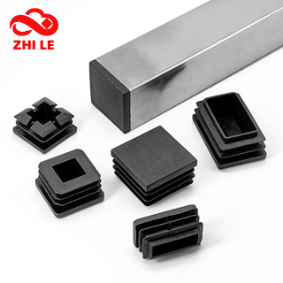13mm-80mm Black Plastic Hollow cover square internal rubber cap ...