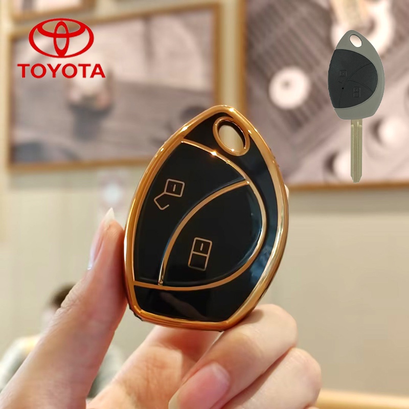 Toyota 2 Buttons cobra car alarm remote control key cover Suitable For ...