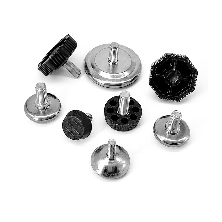 M6 M8 M10 Adjustable levelling height table chair foot extension screw ...