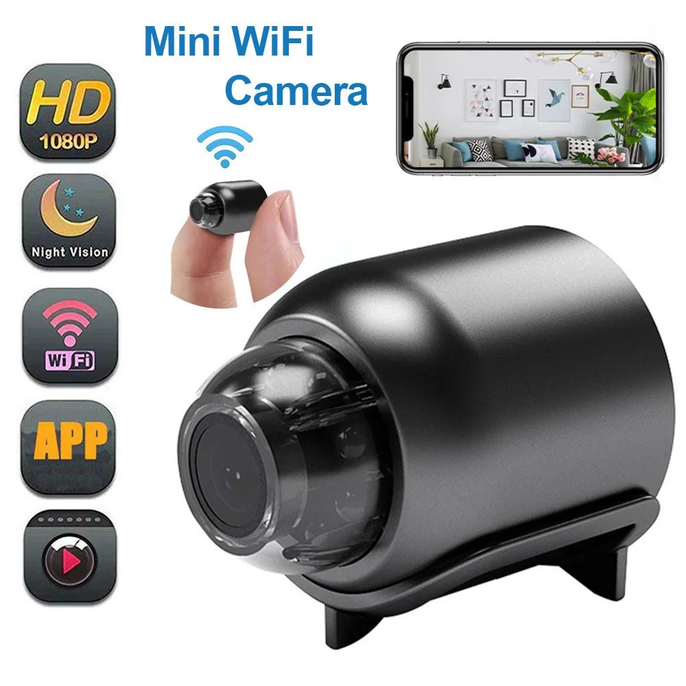 Wireless Surveillance IP Camera Mini WiFi Spy 1080P HD Home Night ...