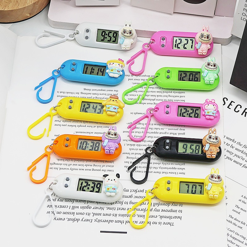 Cartoon Labubu Doll Portable Watch Cute Sanrio Timetable Pendant ...