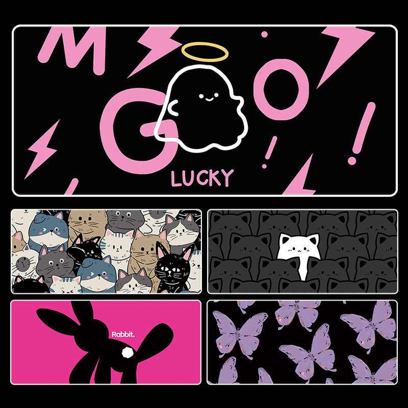 Mouse pad oversized cartoon cute thick girl office desk pad wrist guard ...