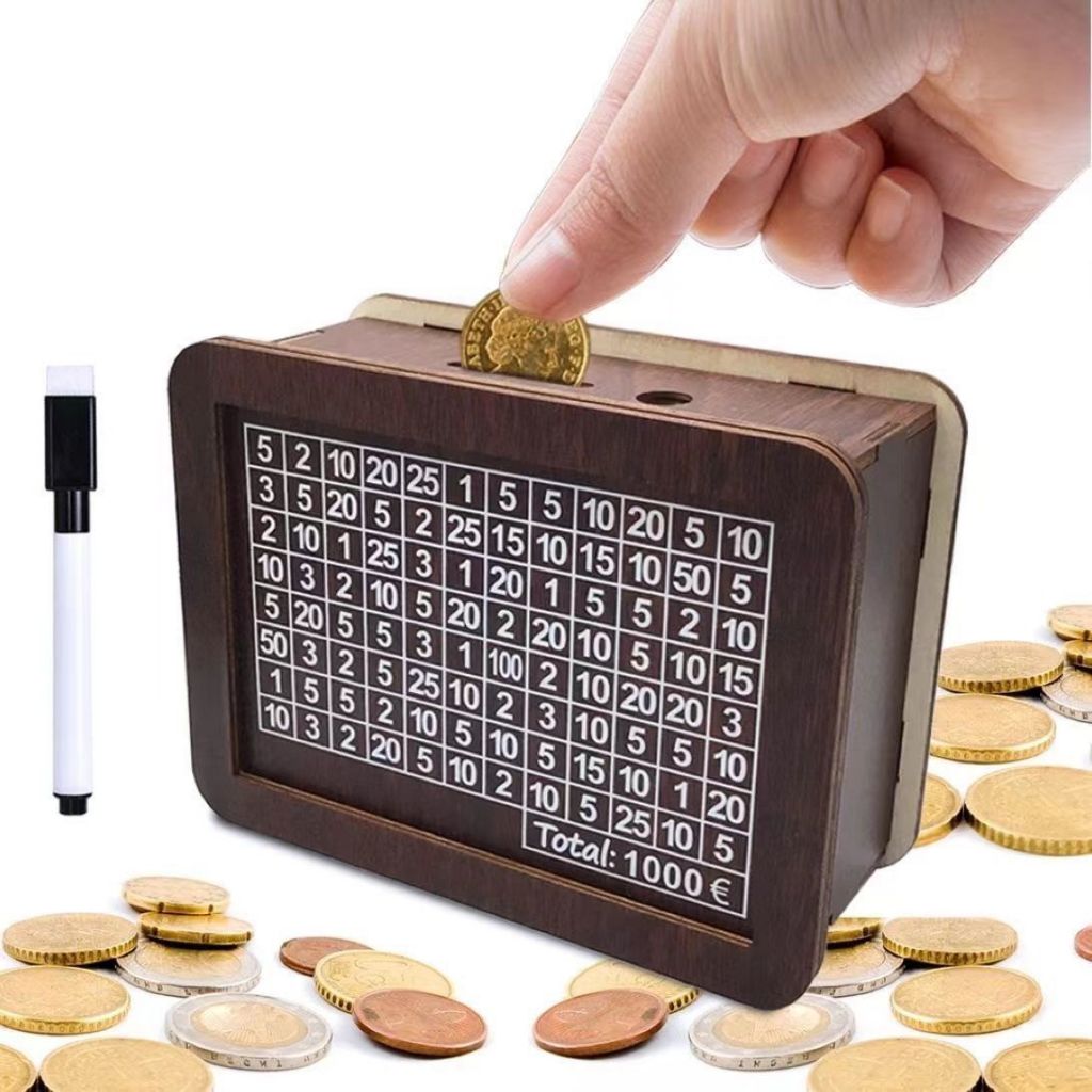 Money Box With Counter Handmade Reusable Piggy Bank Crafts Money Box ...