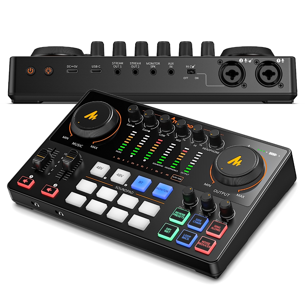 Kad Bunyi Antara Muka Audio Pengadun Podcast Maono AME2-Gen 2 dengan ...