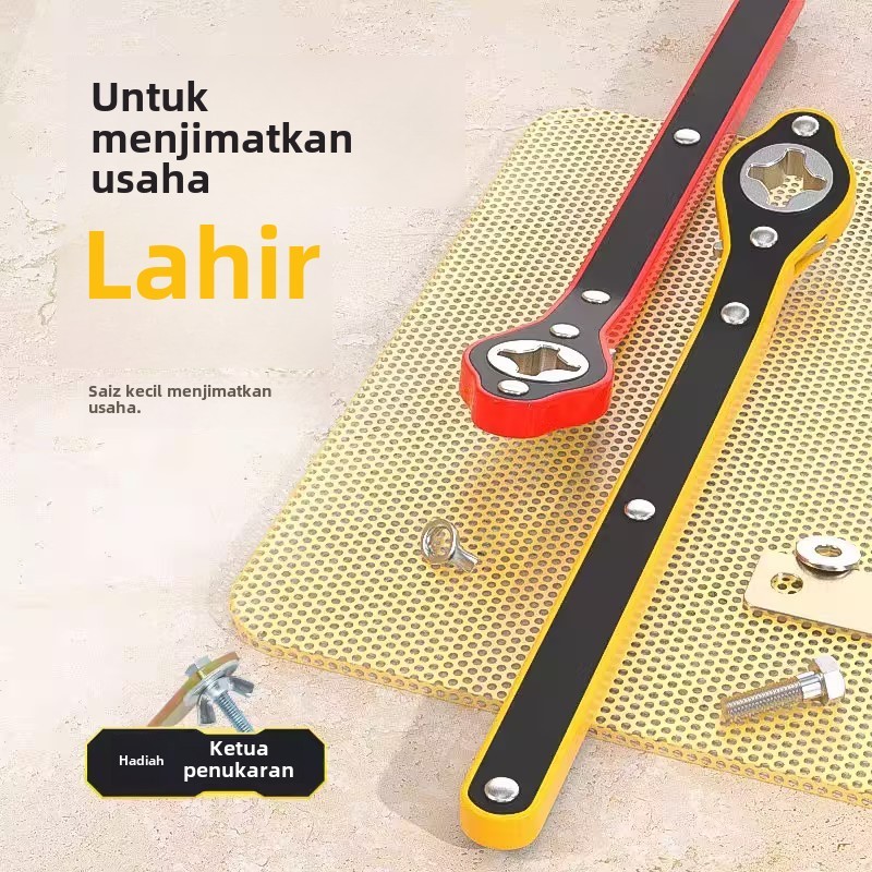 Scissor jack, car tire, wheel lug wrench, cross ratchet rocker wrench ...