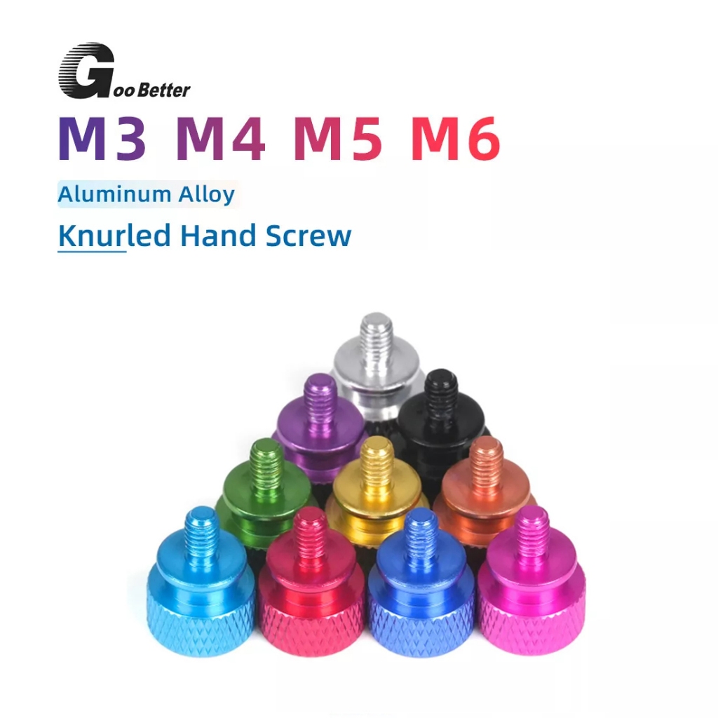 2PCS M4 PC Computer Case Screw- Diy Manual Adjusting Screw- Colorful ...