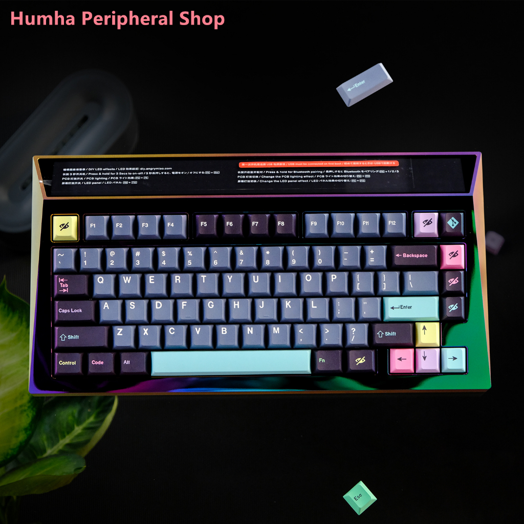Humha Dracula keycaps Dye-Sublimation PBT Material Cherry profile ...