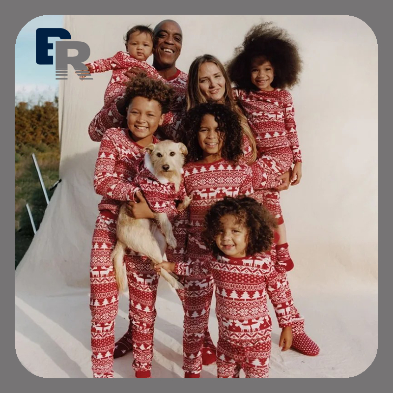 2025 New Christmas Matching Pajamas Set Mother Father Kids Clothing ...