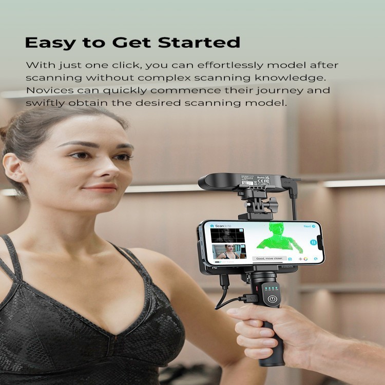 ATOMSTACK Creality CR-Scan Ferret Pro 3D Scanner Handheld Anti-shake ...