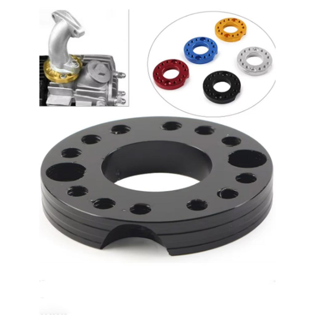 Motorcycle 28mm Carburetor Gasket Intake Manifold Adapter Directional ...