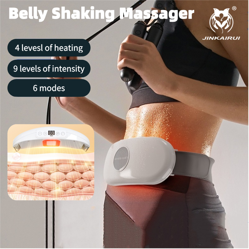 Jinkairui Belly Shaking Massager Wireless Abdominal Massage Belt ...