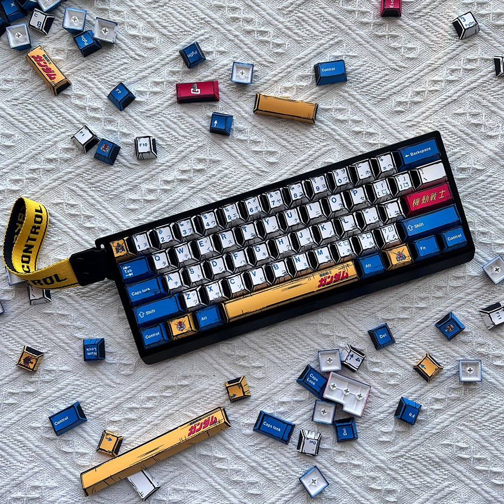 Comic style keycap PBT cherry profile 151keys Dye-sub keycaps | Shopee ...