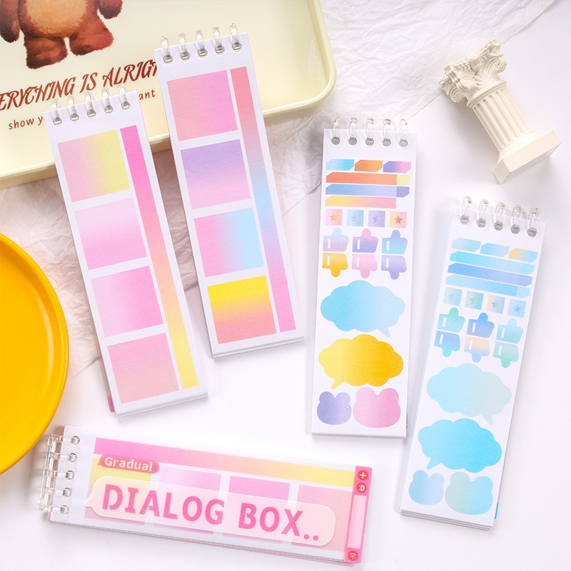 20Pcs Gradient Frame Label Sticker Sticker Notebook Instagram Index ...