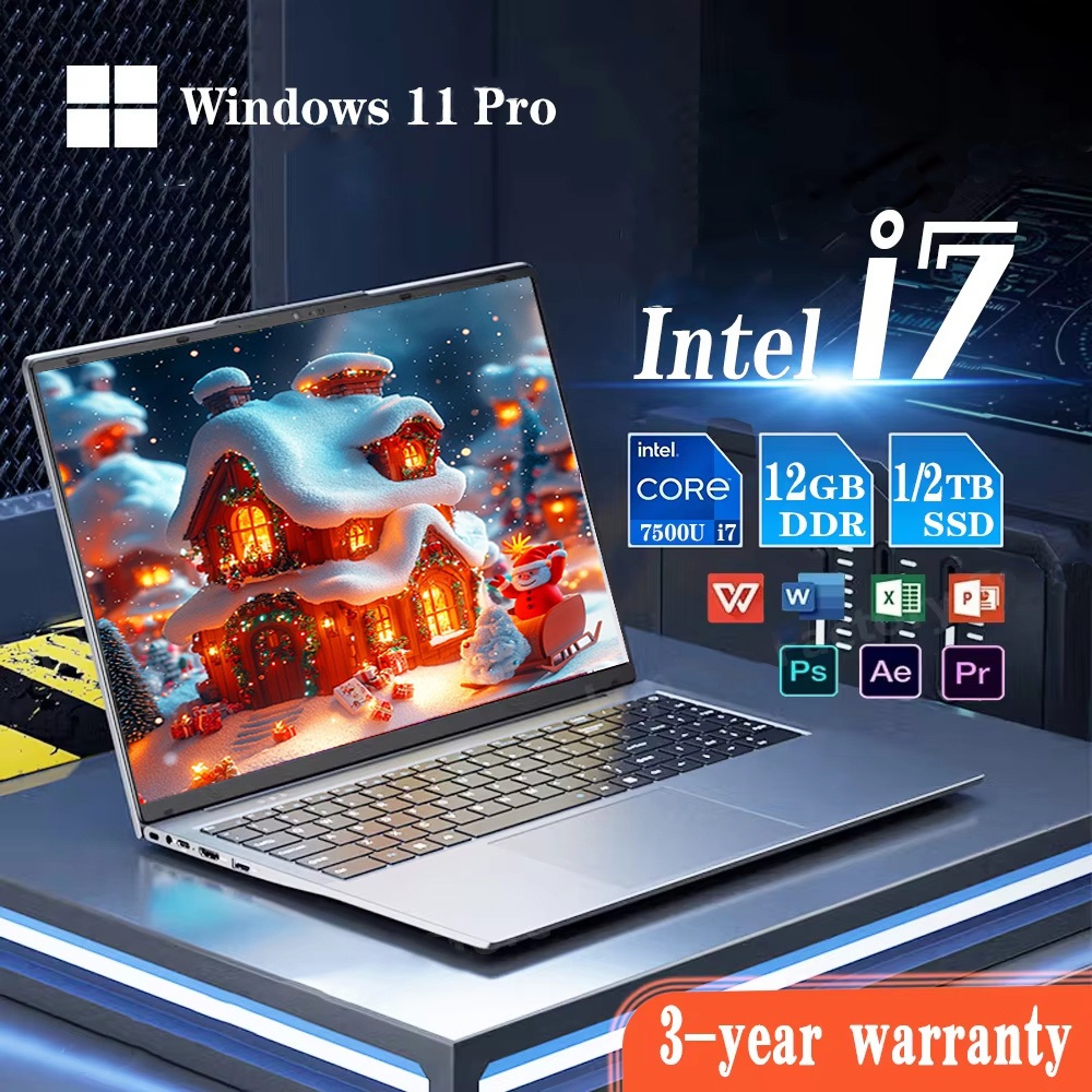 【3-Year-Warranty】Original Laptop14.1 FHD Screen Intel Core i7-7500U ...