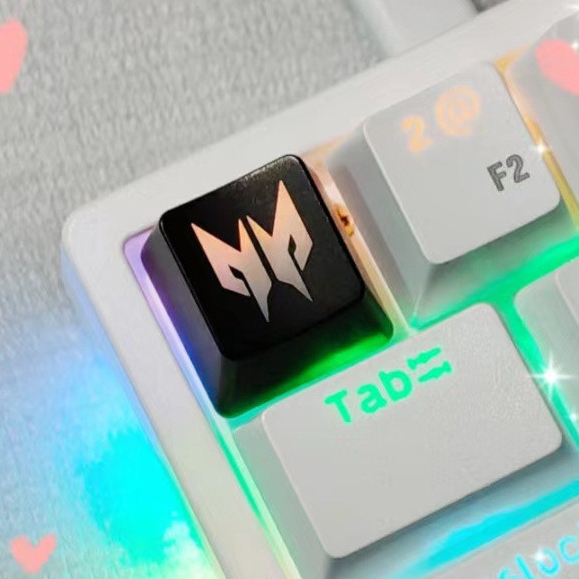 1pcs PREDATOR Translucent Keycap PREDATOR Keycap Mechanical Keyboard ...