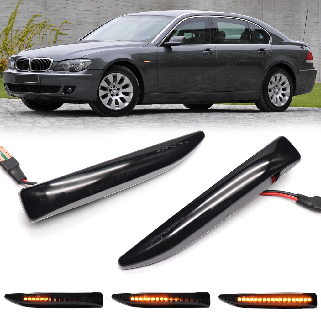 2Pcs Led Dynamic Side Marker Flowing Lamp Turn Signal Light Sequential ...