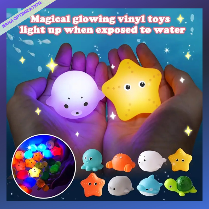 Baby toys, bath toys, waterproof bathroom toys series-luminous fishing ...
