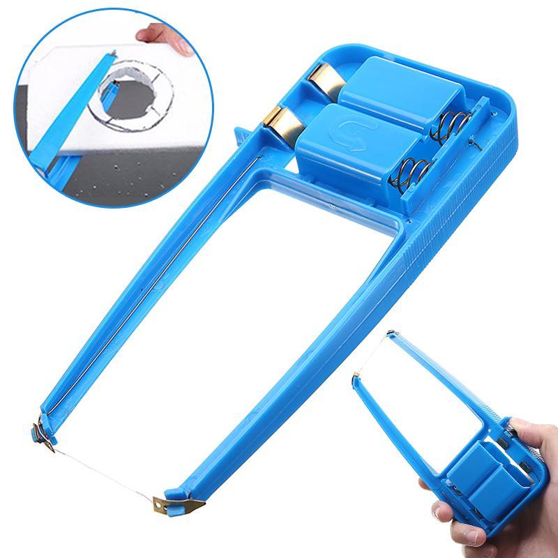 Blue Plastic Foam Cutter Styrofoam Cutter Hot Wire Foam Cutting Tools ...