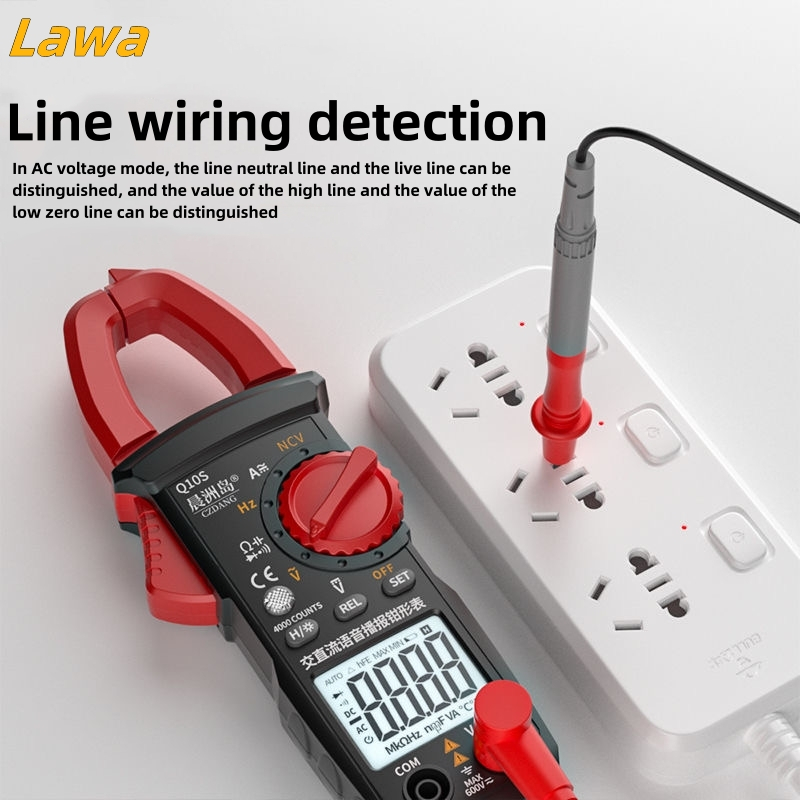 Lawa Digital Clamp Meter Multimeter Tester with NCV Volt Measurement AC ...