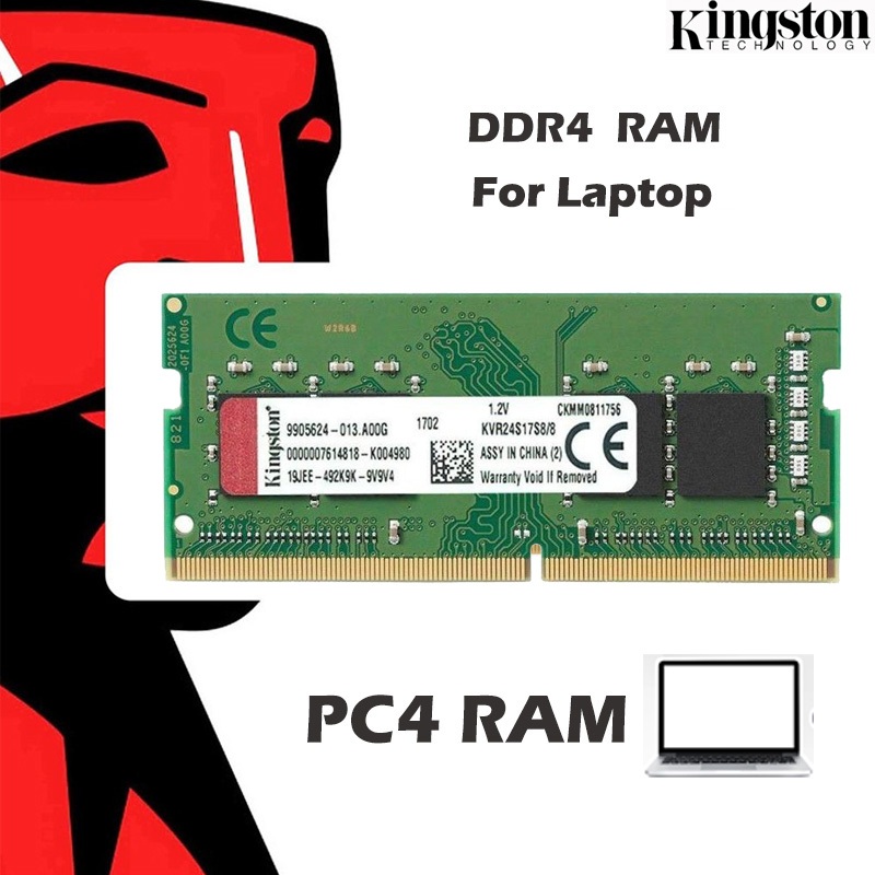 Kingston DDR4 Laptop RAM 8gb 16gb 2666/2400Mhz/2133/3200Mhz Memory PC4 ...