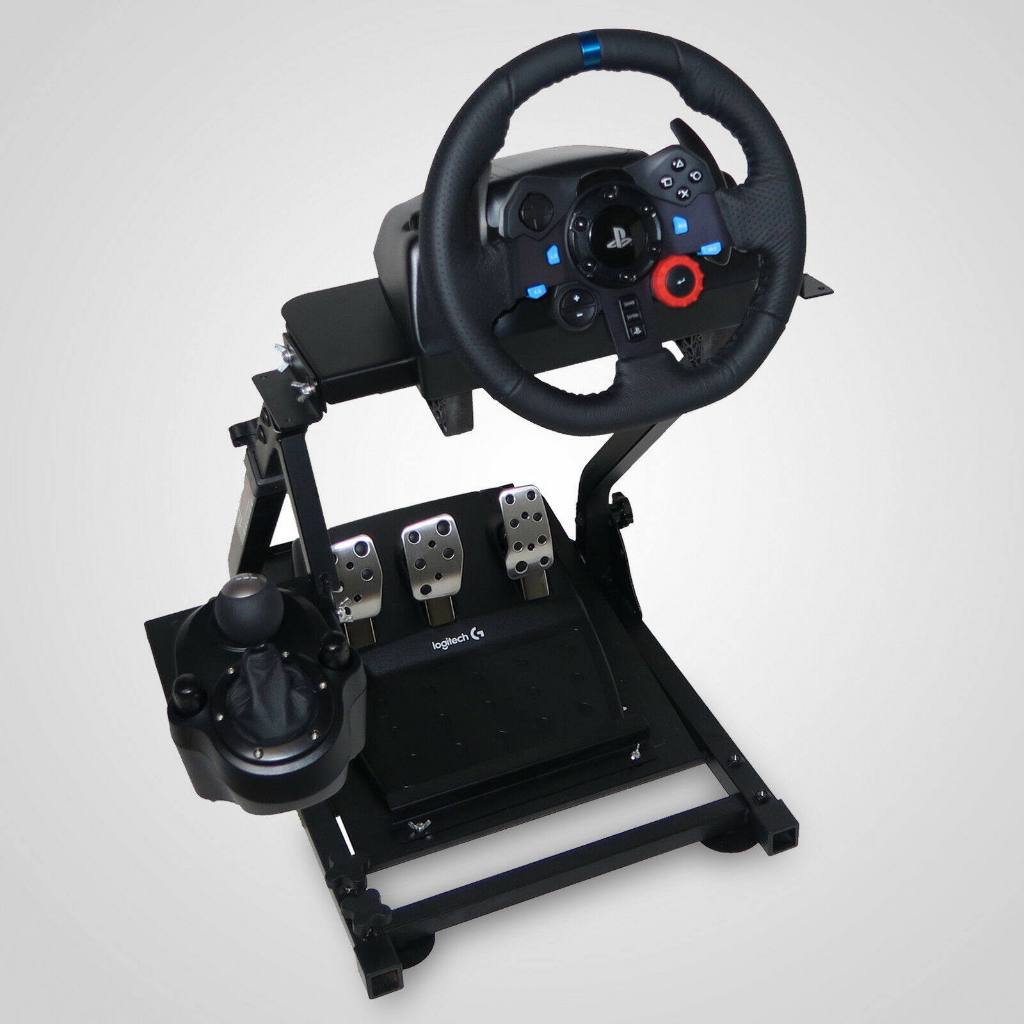 Foldable Cockpit Racing Simulator Steering Wheel Stand for Logitech G25 ...