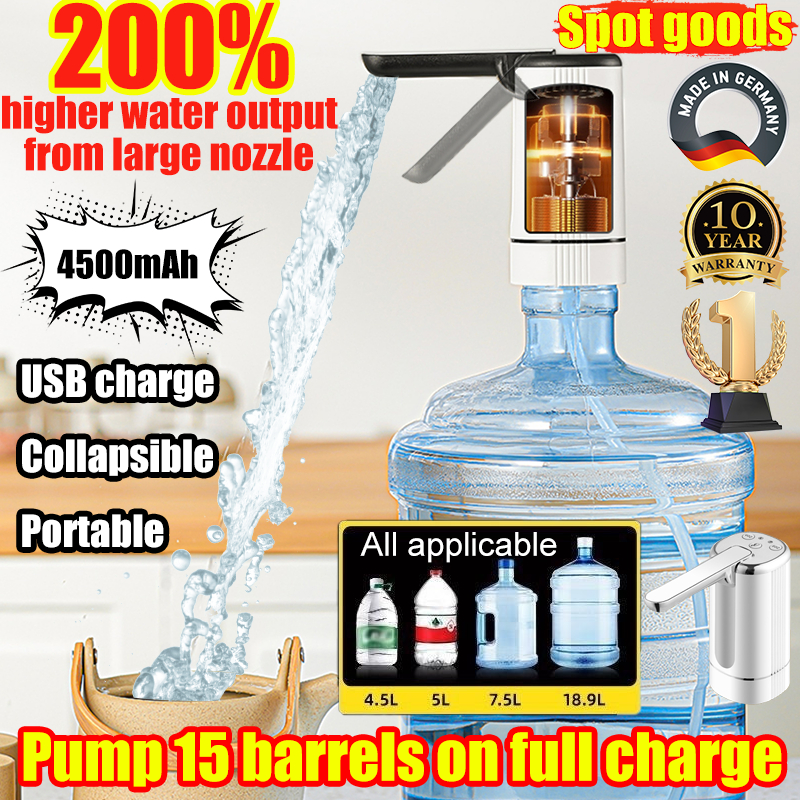 【Lasts 180 days on a full charge】Water Dispenser Pump for Mineral Water ...