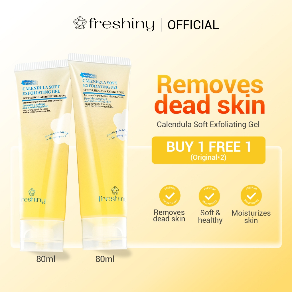 Freshiny Calendula Exfoliating Gel Shrink pores Blackheads Dead Skin ...