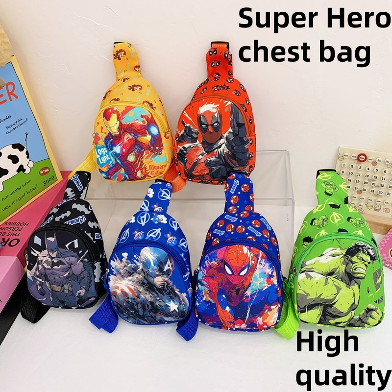 High Quality batman chest bag captain america belt bag ironman