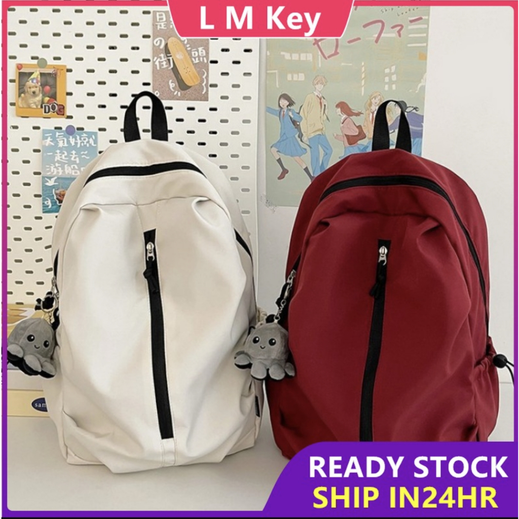 【READY STOCK】school bag girl Korean backpack school backpack beg ...