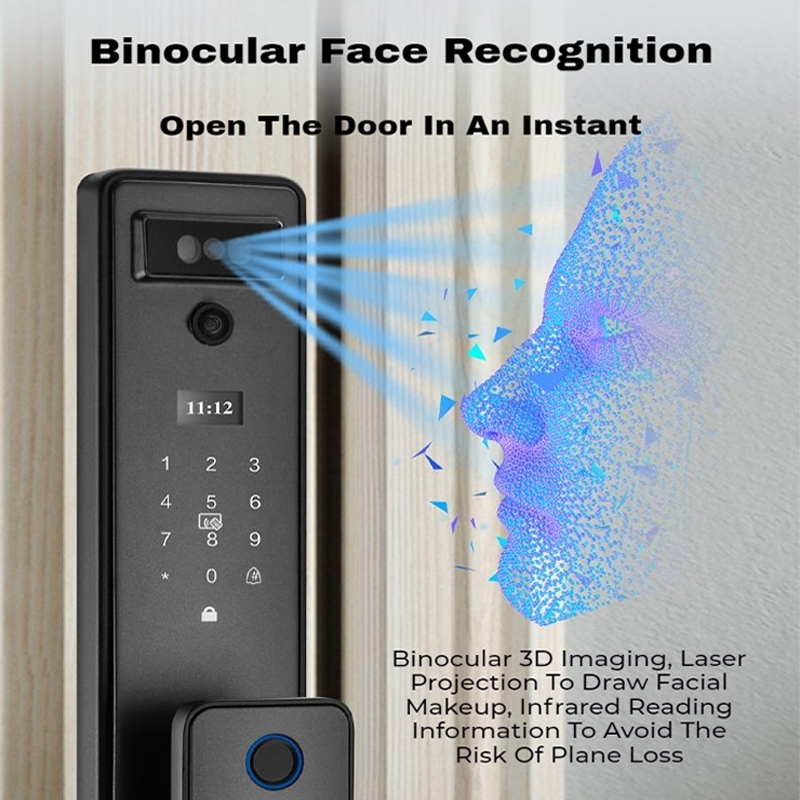 Relihom PF01 Smart Lock 3D Face Unlock TUYA WIFI Smart Door Lock Fully ...