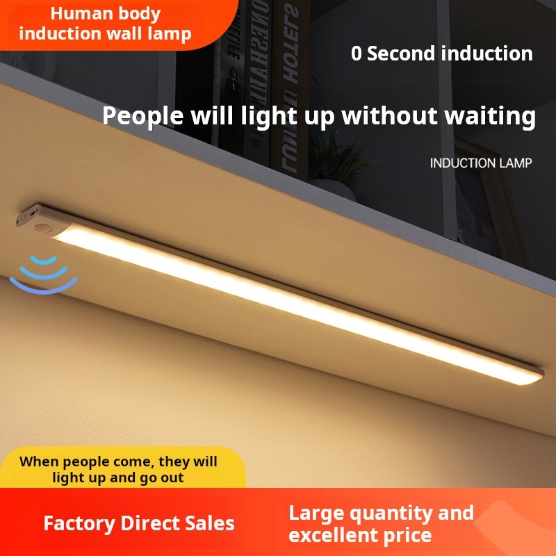 050120Intelligent human body induction ultra-thin led lamp wireless ...
