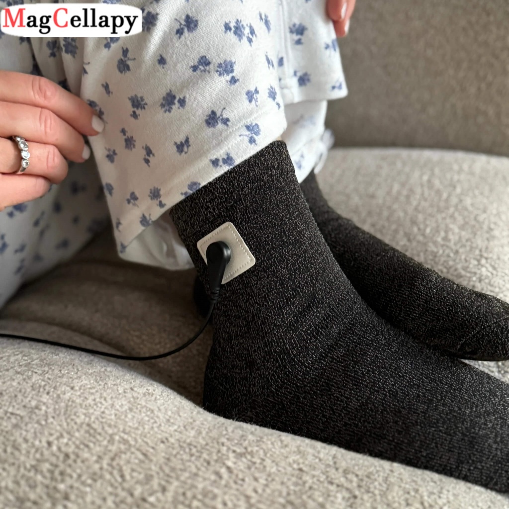 MagCellapy Earthing Grounded Socks - Conductive Socks for Indoor ...