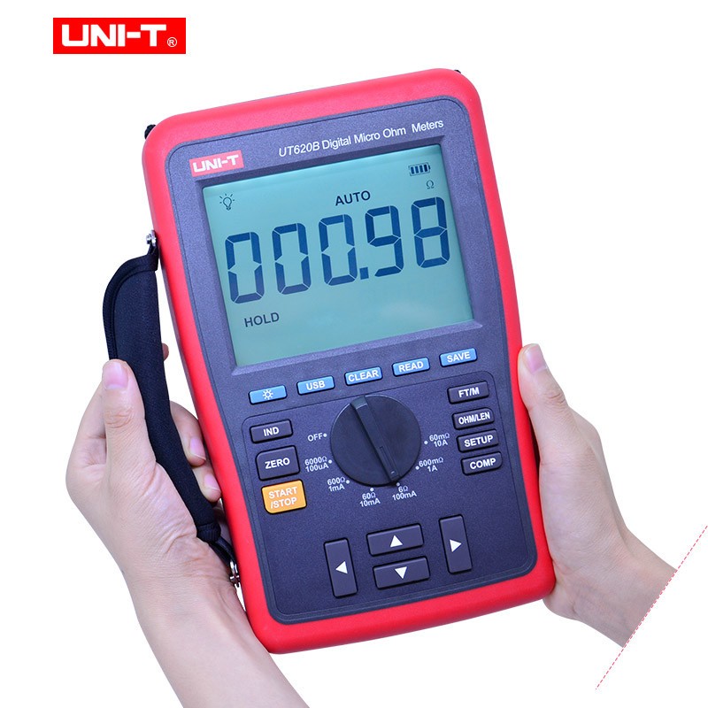 UNI-T UT620B UT620A DC Low Resistance Tester, Four-wire Measurement ...