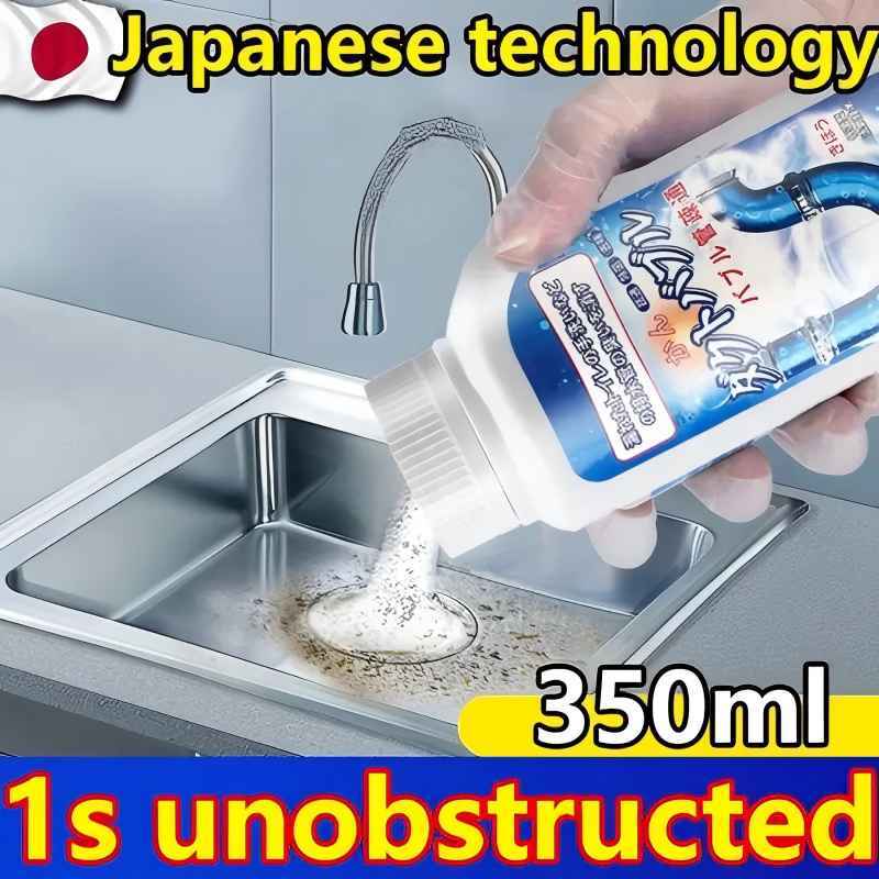 Clog Remover (Liquid/ Powder) Pipe Cleaner Powder Removing Blockage ...
