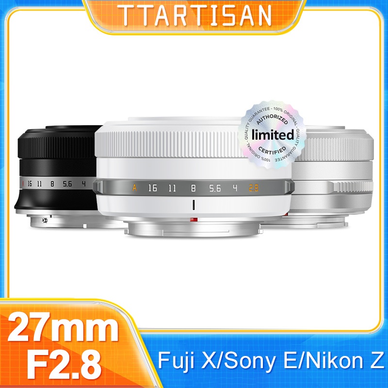 Objectif TTArtisan 27mm F2.8 Auto Focus Pour Nikon Z - Pancake, Neuf Sous Garantie 1 An