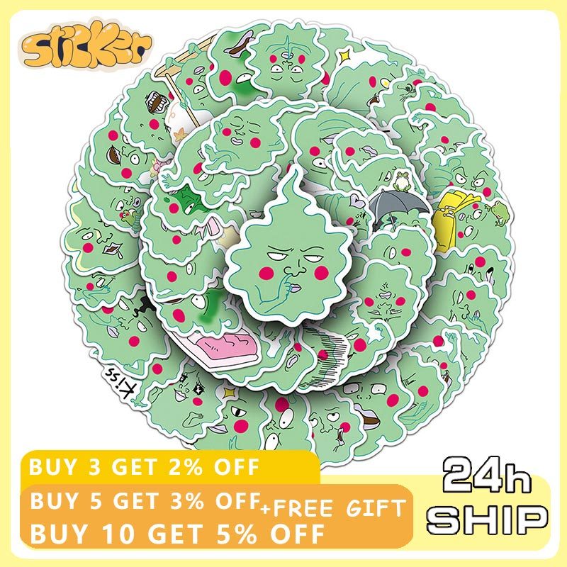 50Pcs Anime Small Dimple Sticker DIY Laptop Phone Cup Scrapbook Luggage ...