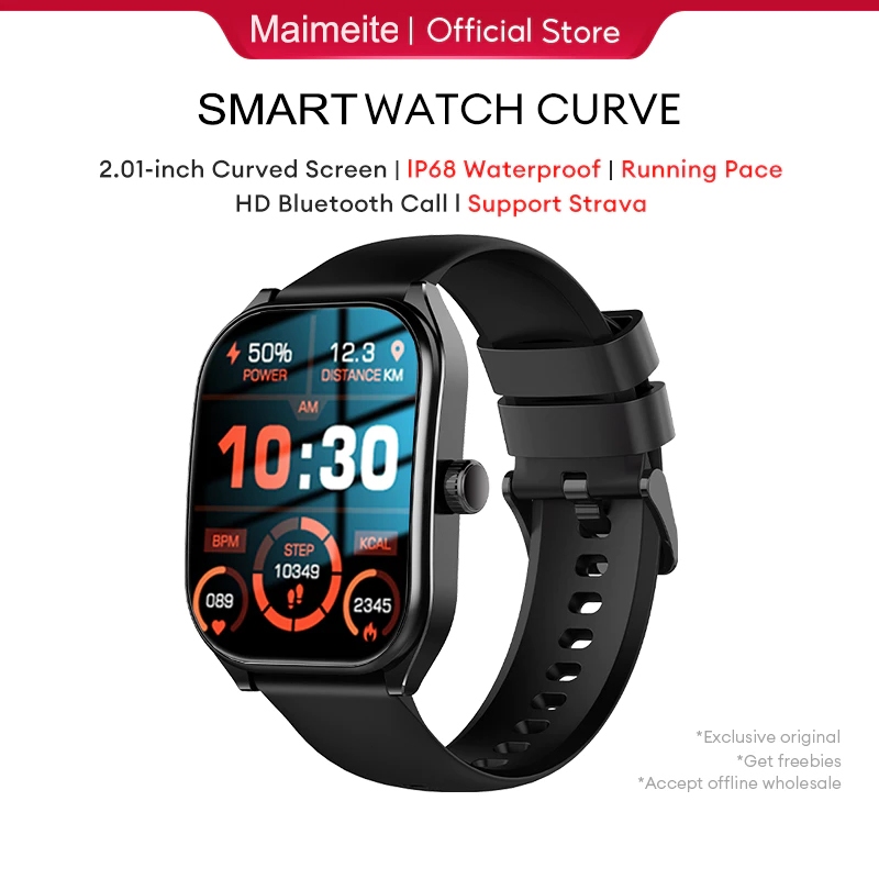 2025 NEW Smart Watch HD Curved Screen Waterproof Original Fitness Heart