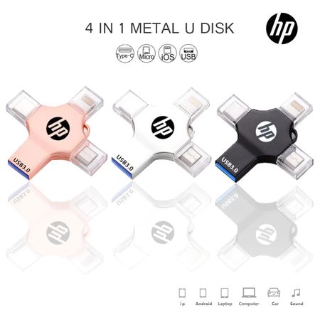 HP Pendrive 4-in-1 Otg High Speed TypeC 1TB USB Flash Drive, suitable ...