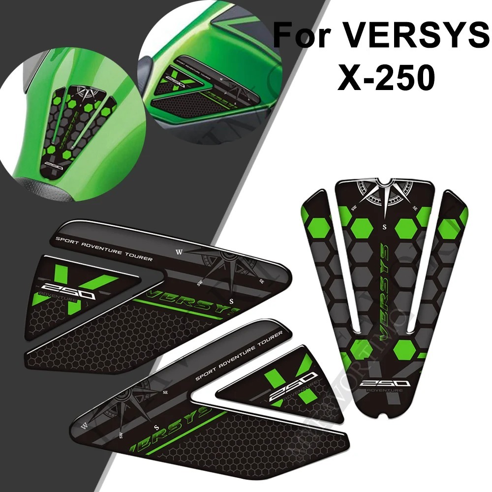 VERSYS 250X motorcycle fuel tank pad knee pad sticker suitable for ...