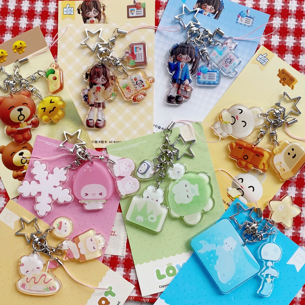 Acrylic Epoxy Pendant Accessories Handbook Keychain Bag Ornaments ...