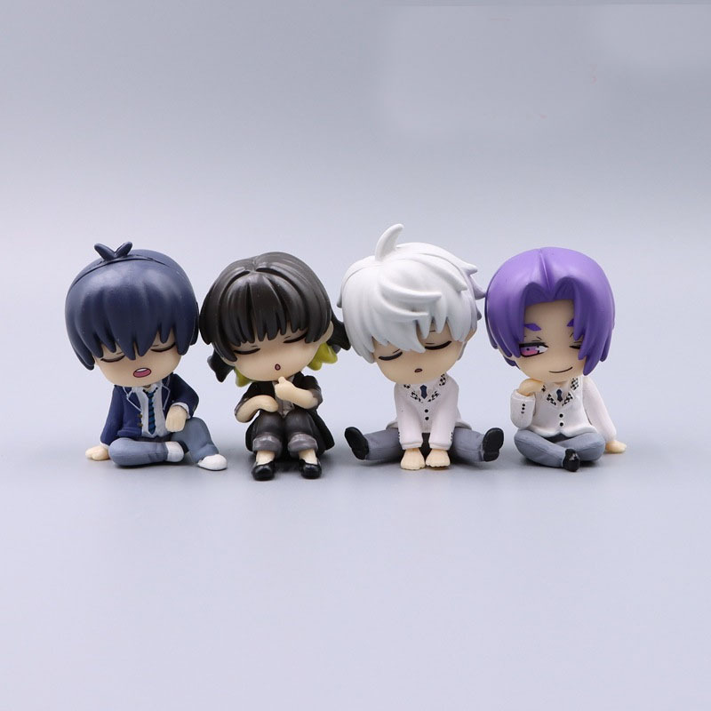 Jilijia Anime Blue Lock Action Figure Reo Mikage Figurine Statue PVC Viso Cambiabile Modello Mobile con Accessori Ornamenti Desktop 10 cm