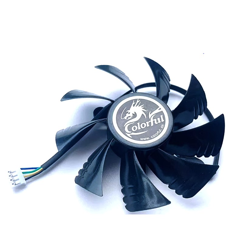 8.3CM 4Pin Graphics Card Cooling Fan GPU Cooler Replacement Fan for ...