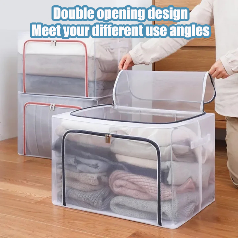 GREENSINDOOR 66L Foldable Storage Box Container Storage Box Kotak ...