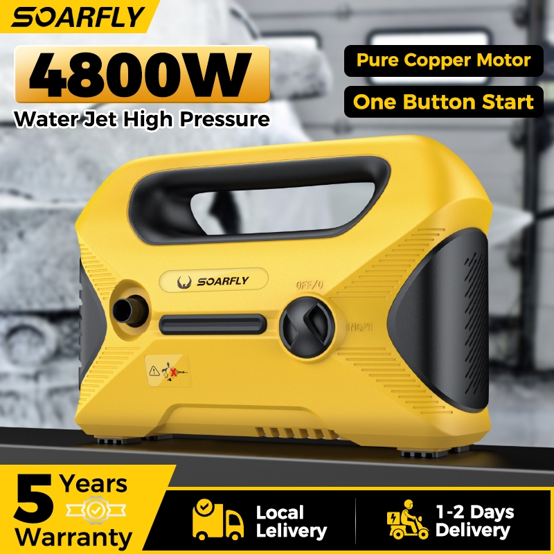 SOARFLY Water jet High Pressure Cleaner Water Jet Sprayer Machine Mesin ...