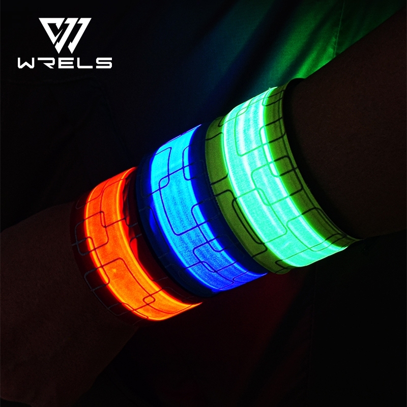 WRELS Running Reflect Light Led Unisex Warning Wristband Adjustable ...