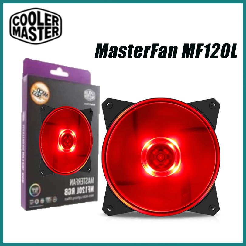 Cooler Master MF120L Cooling Fan Ultra Thin 12cm Desktop Case Silent ...