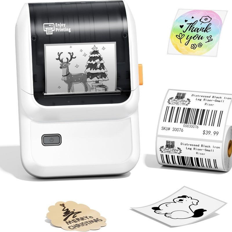 Light and Small Thermal M110 Label Printer Friendly-use & Easy to Carry ...
